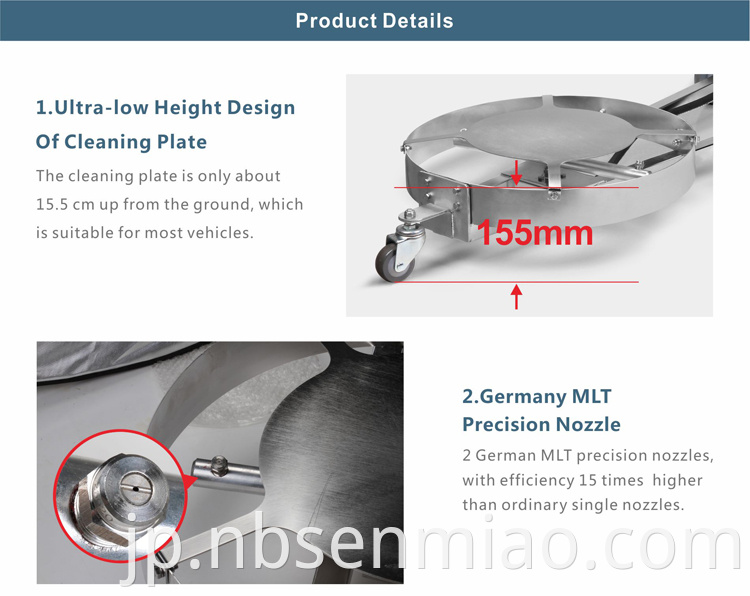 attachment for pressure washer application fields